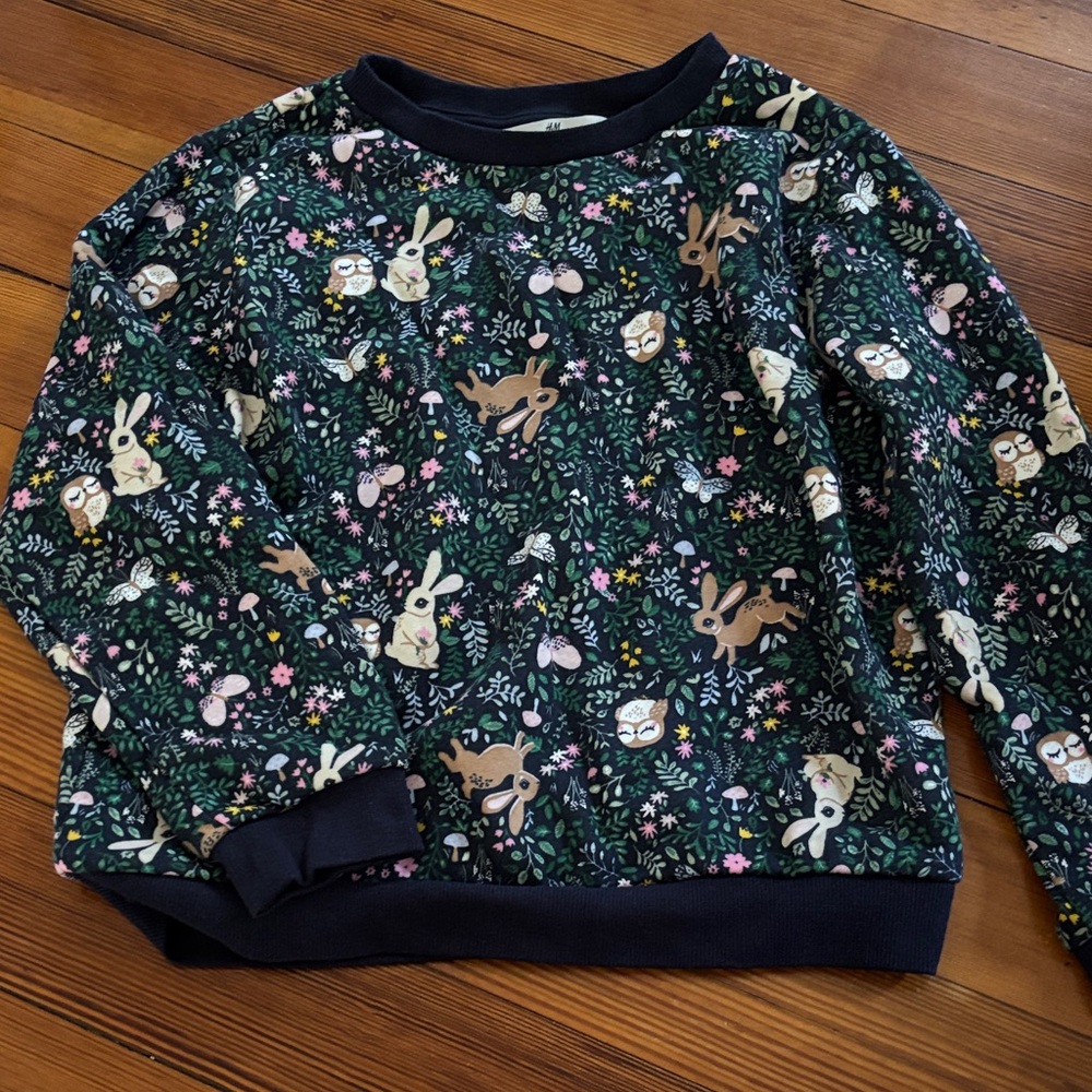 H&M Girls Animal Sweatshirt